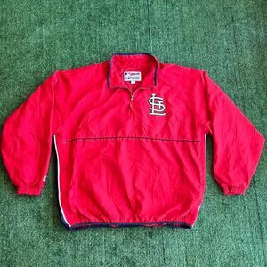 St. Louis Cardinals Pullover Windbreaker, Men's XXL